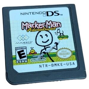 Marker Man Adventures Nintendo DS Game Majesco‎ Nintendo - Cartridge Only